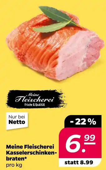 NETTO Meine Fleischerei Kasselerschinkenbraten Angebot