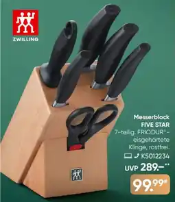 Galeria ZWILLING Messerblock FIVE STAR Angebot