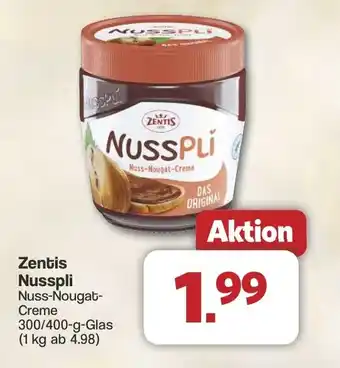 Famila Nord West Zentis Nusspli Nuss-Nougat- Creme Angebot