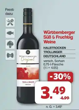 Famila Nord West Württemberger Süß & Fruchtig Weine Angebot