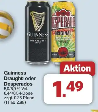 Famila Nord West Guinness Draught oder Desperados Angebot