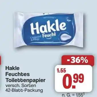 Famila Nord West Hakle Feuchtes Toilettenpapier Angebot