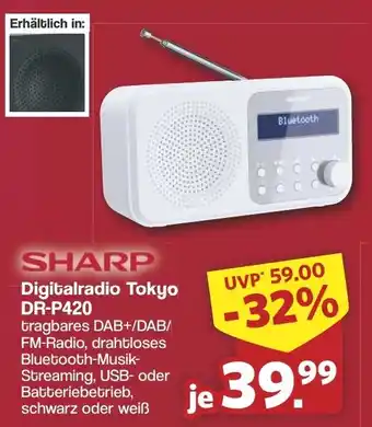 Famila Nord West SHARP Digitalradio Tokyo DR-P420 Angebot