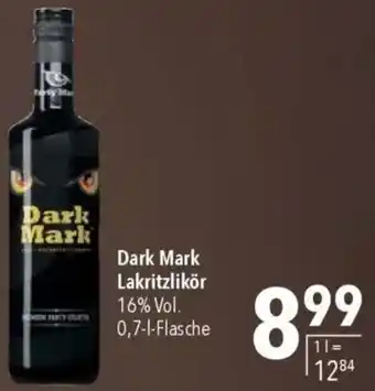 CITTI Markt Dark Mark Lakritzlikör Angebot