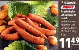 CITTI Markt HOPPE Rauchfrische Schinkenkohlwurst Angebot