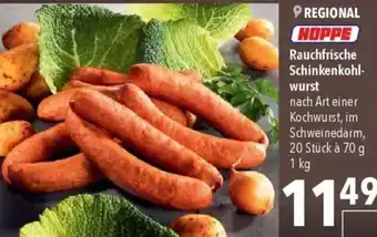 CITTI Markt HOPPE Rauchfrische Schinkenkohlwurst Angebot