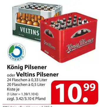 Famila Nord Ost König pilsener oder veltins pilsener Angebot