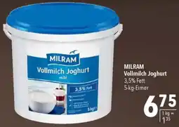 CITTI Markt MILRAM Vollmilch Joghurt Angebot