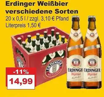 Bilgro Erdinger Weiẞbier Verschiedene Sorten Angebot