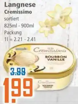 Klaas und Kock Langnese Cremissimo Angebot