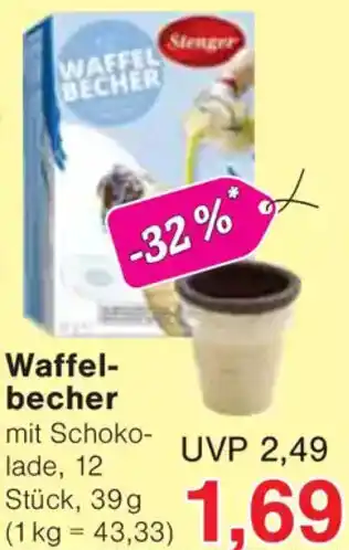 Wiglo Wunderland Waffelbecher Angebot