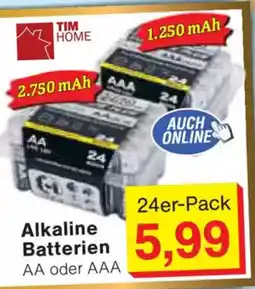 Wiglo Wunderland TIM HOME Alkaline Batterien Angebot