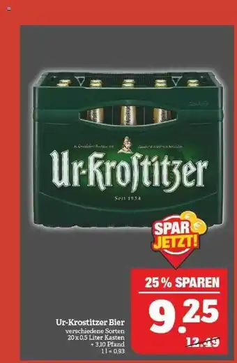 Marktkauf Ur-Krostitzer Bier Angebot