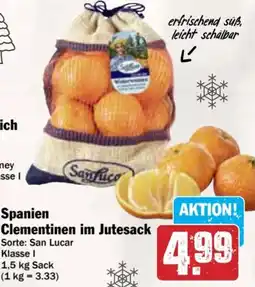 dodenhof Spanien Clementinen im Jutesack Angebot