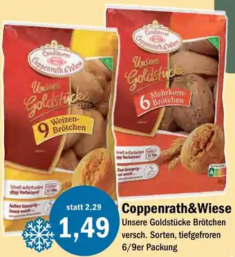 Aktiv Irma Coppenrath&Wiese Unsere Goldstücke Brötchen Angebot