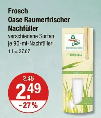 V Markt Frosch oase raumerfrischer nachfüller Angebot