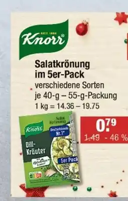 V Markt Knorr salatkrönung im 5er-pack Angebot