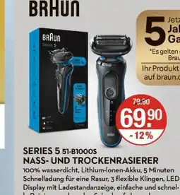 V Markt Braun series 5 51-b1000s nass- und trockenrasierer Angebot