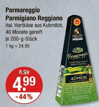 V Markt Parmareggio parmigiano reggiano Angebot