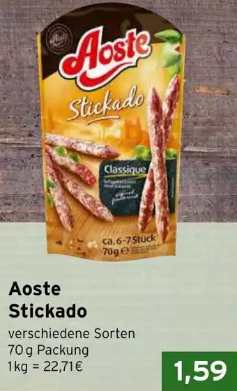 CAP Markt Aoste Stickado Angebot