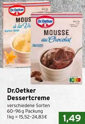 CAP Markt Dr. Oetker Dessertcreme Angebot