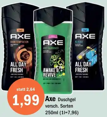 Aktiv Irma Axe Duschgel Angebot