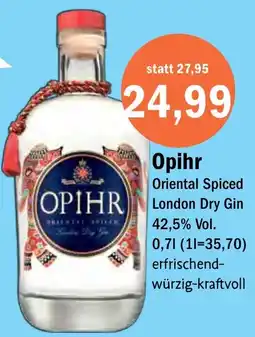 Aktiv Irma Opihr Oriental Spiced London Dry Gin Angebot