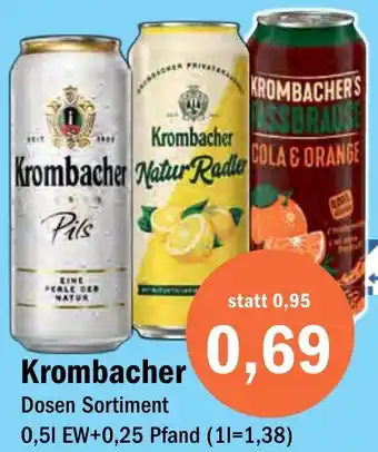 Aktiv Irma Krombacher Dosen Sortiment Angebot