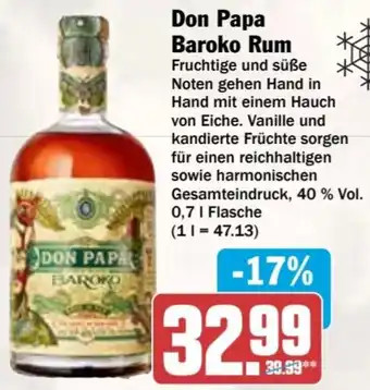 dodenhof Don Papa Baroko Rum Angebot