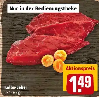 REWE Kalbsleber Angebot
