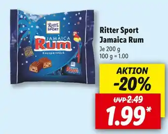 Lidl Ritter sport jamaica rum Angebot