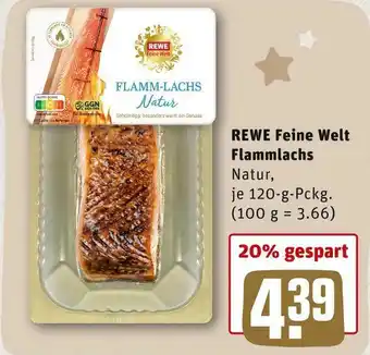 REWE Rewe feine welt flammlachs Angebot