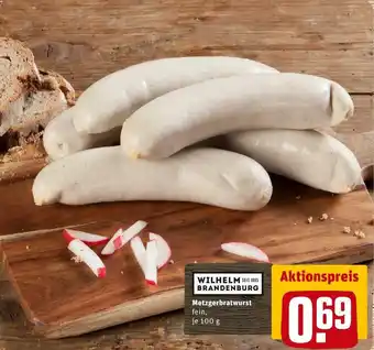 REWE Wilhelm brandenburg metzgerbratwurst Angebot