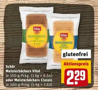 REWE Schär meisterbäckers vital oder meisterbäckers classic Angebot