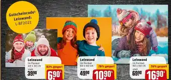 REWE Leinwand Angebot