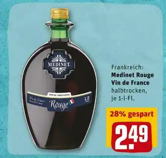 REWE Medinet rouge rotwein Angebot