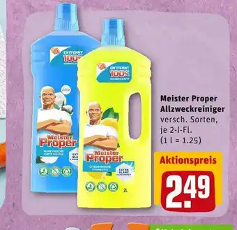 REWE Meister proper allzweckreiniger Angebot