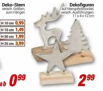 CENTERSHOP Dekofiguren Oder Deko-stern Angebot