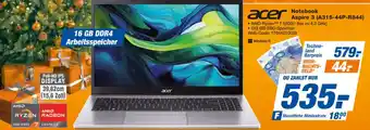 expert Techno Land acer Notebook Aspire 3 (A315-44P-R844) Angebot
