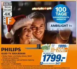 expert Techno Land PHILIPS OLED TV 650LED889 Angebot