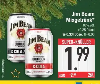 Edeka Jim beam mixgetränk Angebot