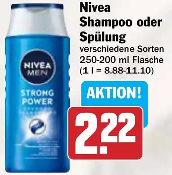 AEZ Nivea Shampoo oder Spülung Angebot