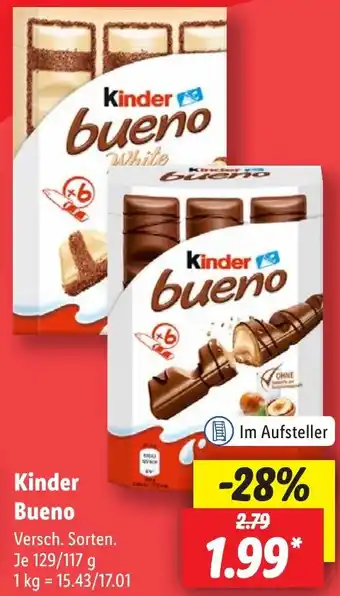 Lidl Kinder Bueno Angebot