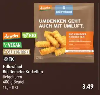 CITTI Markt followfood Bio Demeter Kroketten Angebot