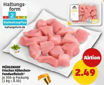 PENNY MÜHLENHOF Frisches Hähnchen Fonduefleisch Angebot