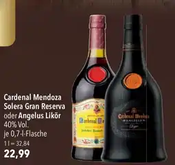 CITTI Markt Cardenal Mendoza Solera Gran Reserva oder Angelus Likör Angebot