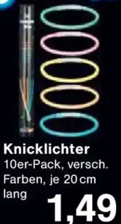 Jawoll Knicklichter Angebot