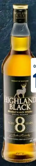 Aldi Nord Highland Black Blended Scotch Whisky Angebot