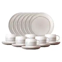 Netto Marken-Discount like. by Villeroy & Boch Kaffeeservice Perlemor Sand 18er Set Angebot