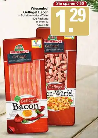 WEZ Wiesenhof Geflügel Bacon Angebot